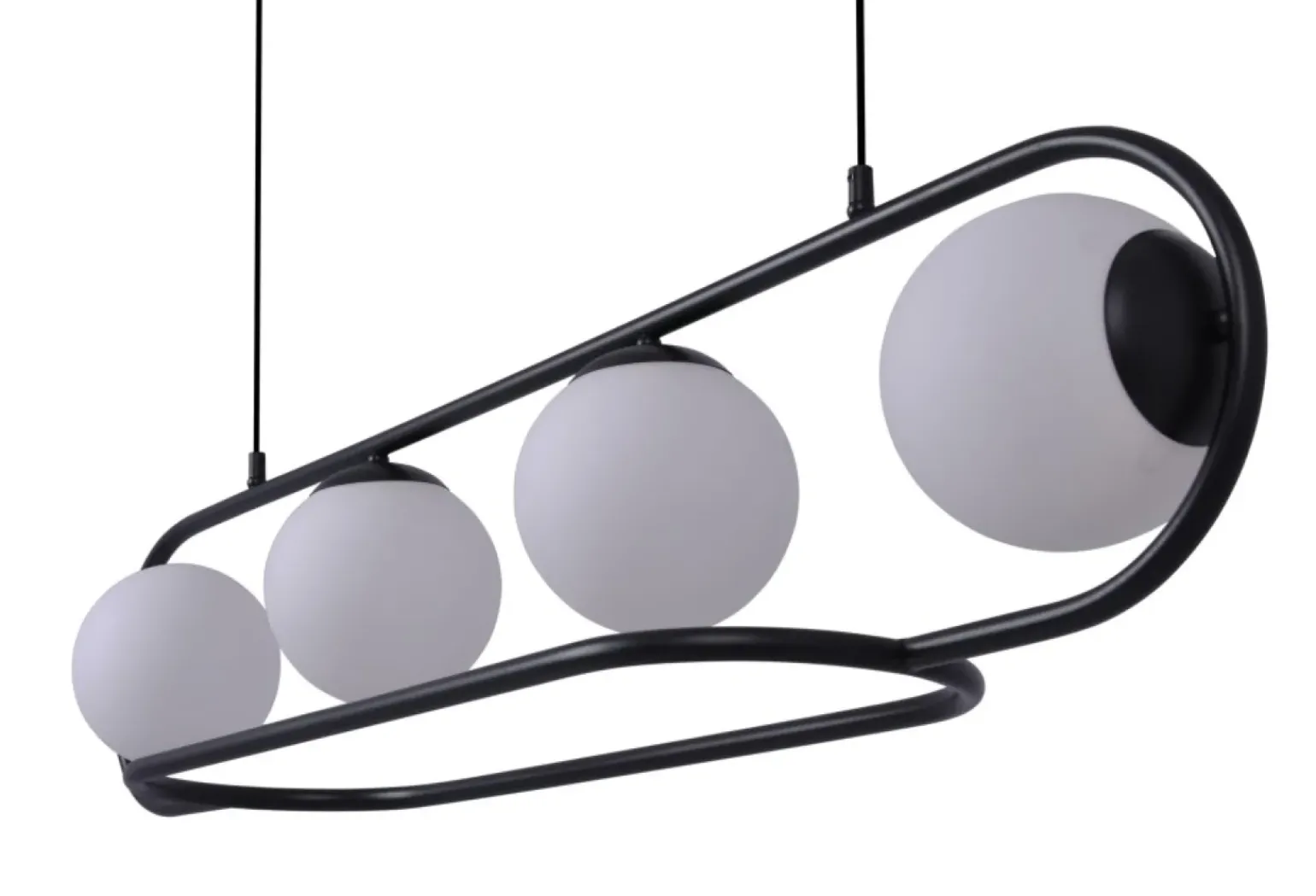 Clearance Niebanalna lampa wisząca z kloszami nad stół K-4962 | Kaja Oświetlenie Żyrandole Nowoczesne