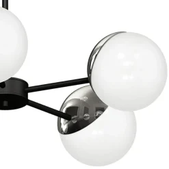 Discount Niebanalna lampa wisząca z pięcioma kloszami MLP8882 z serii SFERA | Kaja Oświet Żyrandole Nowoczesne