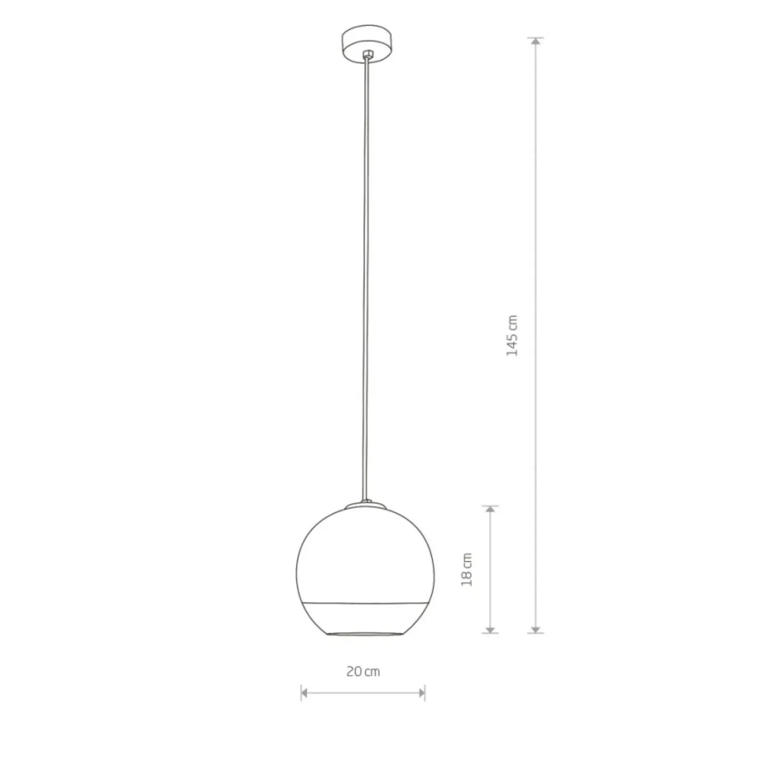 Store Niebanalna, szklana lampa wisząca z kloszem 7605 | Kaja Oświetlenie Żyrandole Nowoczesne