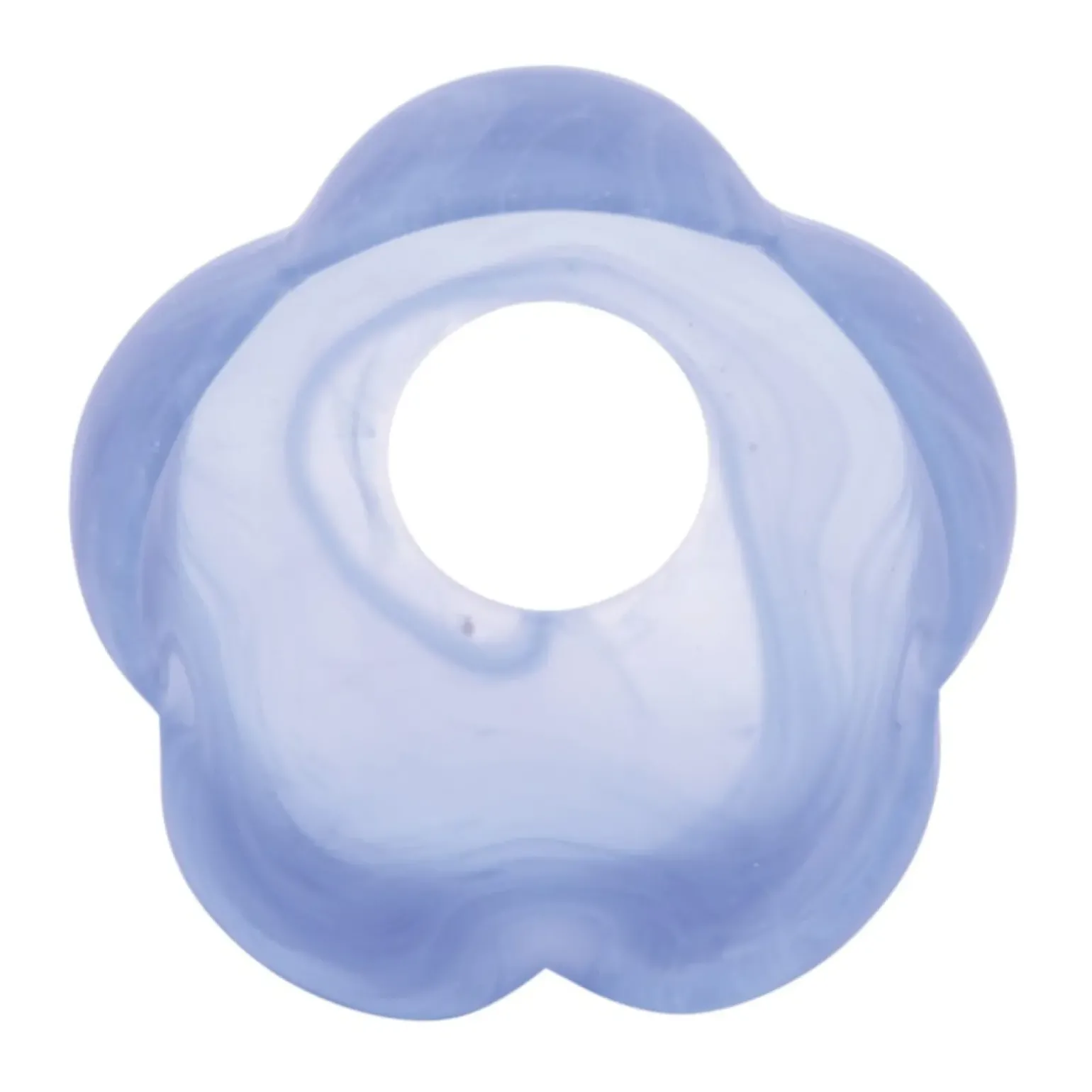 Sklep Kaja Niebieski, dekoracyjny klosz K-HP KWIATEK NIEBIESKI KLOSZ