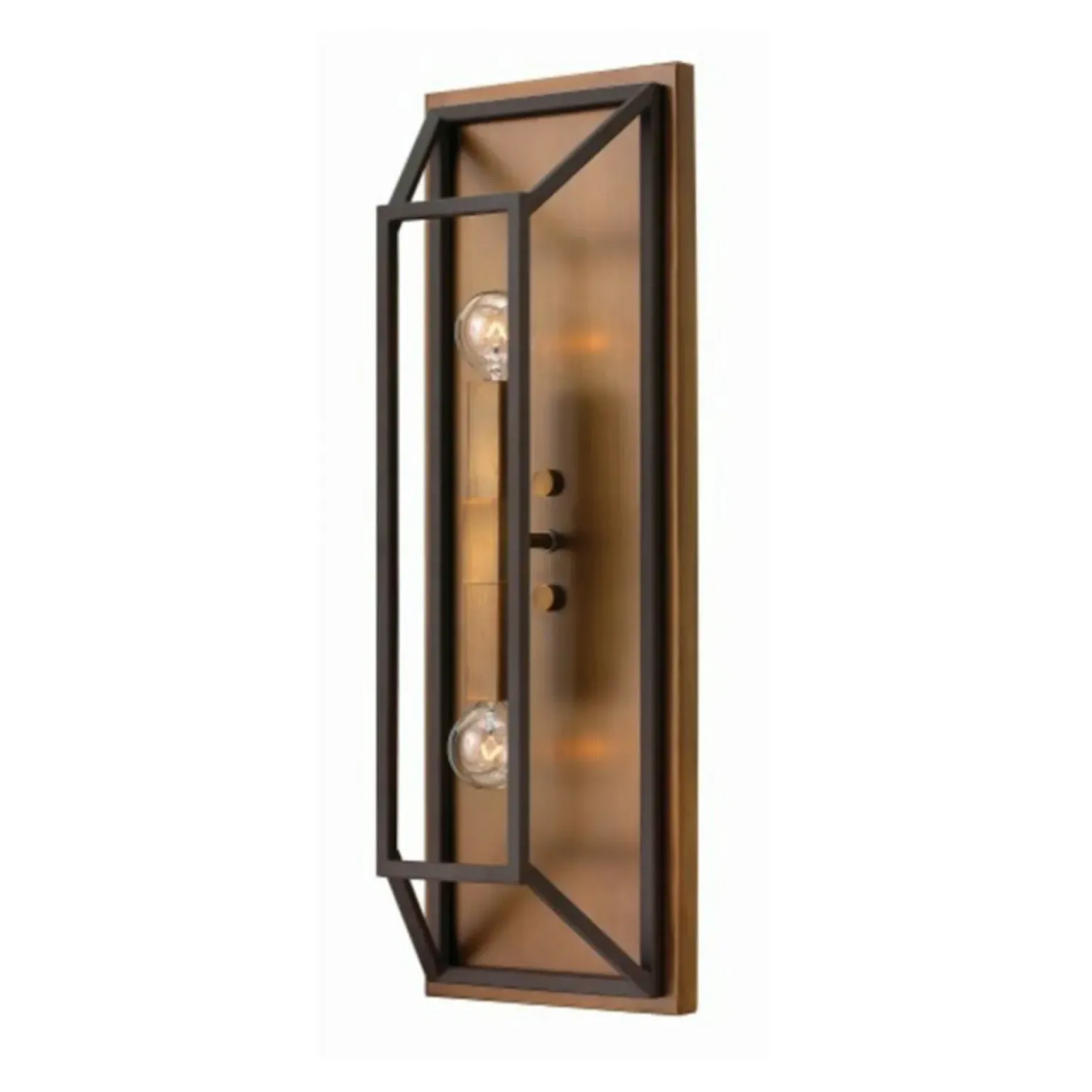 Sklep Kaja Niecodzienna lampa ścienna, brązowa HK-FULTON2 z serii FULTON