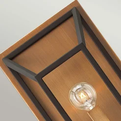 Sklep Kaja Niecodzienna lampa ścienna, brązowa HK-FULTON2 z serii FULTON