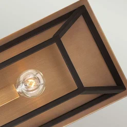 Sklep Kaja Niecodzienna lampa ścienna, brązowa HK-FULTON2 z serii FULTON