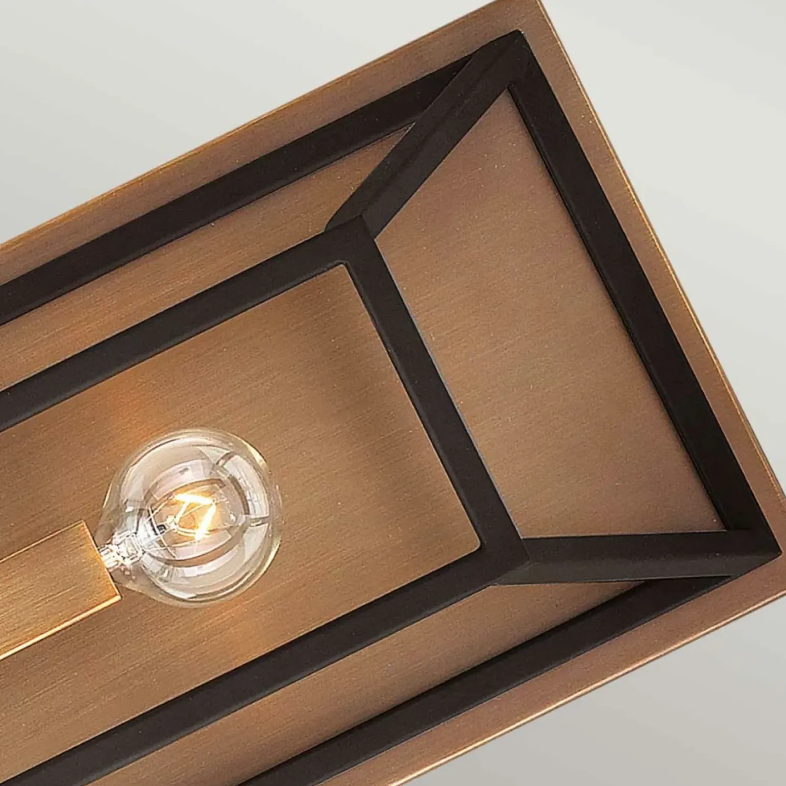 Sklep Kaja Niecodzienna lampa ścienna, brązowa HK-FULTON2 z serii FULTON