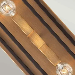 Sklep Kaja Niecodzienna lampa ścienna, brązowa HK-FULTON2 z serii FULTON