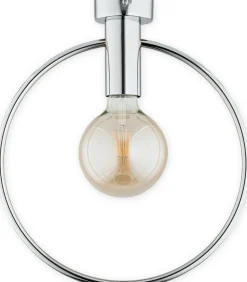 Store Niecodzienna lampa sufitowa z ramką 1xE27 O2951 P1 CH | Kaja Żyrandole Nowoczesne