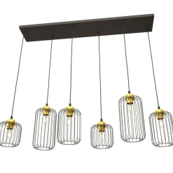 Cheap Niecodzienna lampa wisząca, na 6 żarówek 1364/6 z serii VANDER Żyrandole Nowoczesne