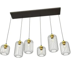 Cheap Niecodzienna lampa wisząca, na 6 żarówek 1364/6 z serii VANDER Żyrandole Nowoczesne