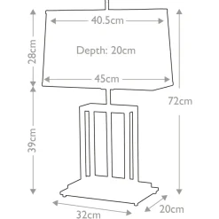 Sklep Kaja Niecodzienna lampka stołowa, nocna ATLAS-TL z serii ATLAS