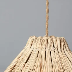 Shop Nieregularna, naturalna lampa wisząca ABR-NLW33-BH-E27 BOHO | Kaja Żyrandole Nowoczesne