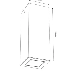 Sklep Kaja Nieruchoma lampa natynkowa 12x4,5cm LED 4000K ANT 1032 z serii A-GLARE