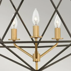 Discount Niestandardowa lampa wisząca, złota HK-ASTRID-3P z serii ASTRID Żyrandole Nowoczesne