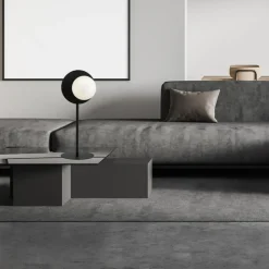 Sklep Kaja Niesymetryczna lampa stołowa z białym kloszem 1187/LN z serii OSLO