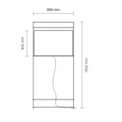 Sklep Kaja Nietuzinkowa lampa podłogowa - czarny 150cm ANT 9029 PAA | Kaja