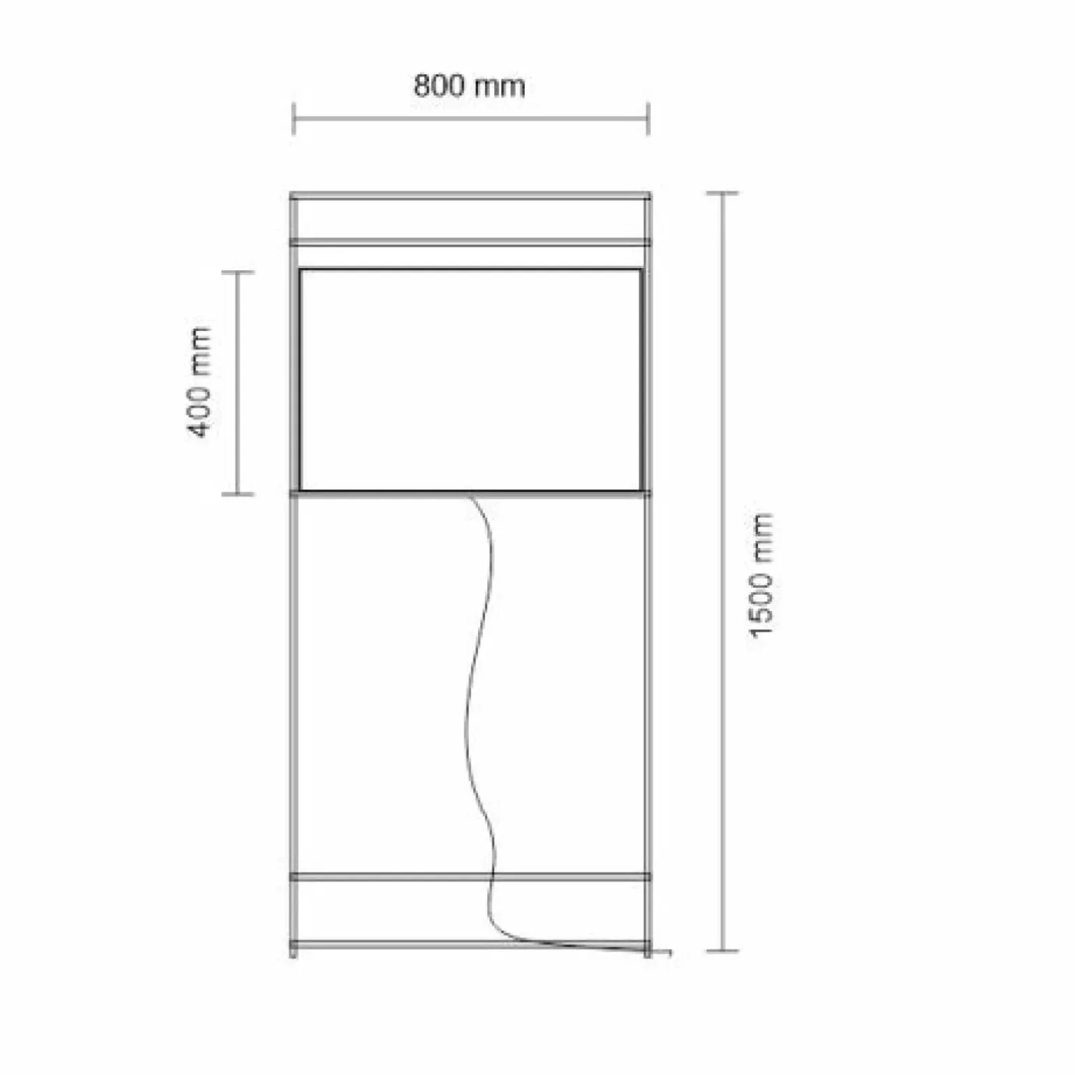 Sklep Kaja Nietuzinkowa lampa podłogowa - czarny 150cm ANT 9029 PAA | Kaja