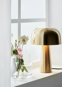 Sklep Kaja Nietuzinkowa lampa stołowa w kolorze złota 107935 | Kaja Oświetlenie