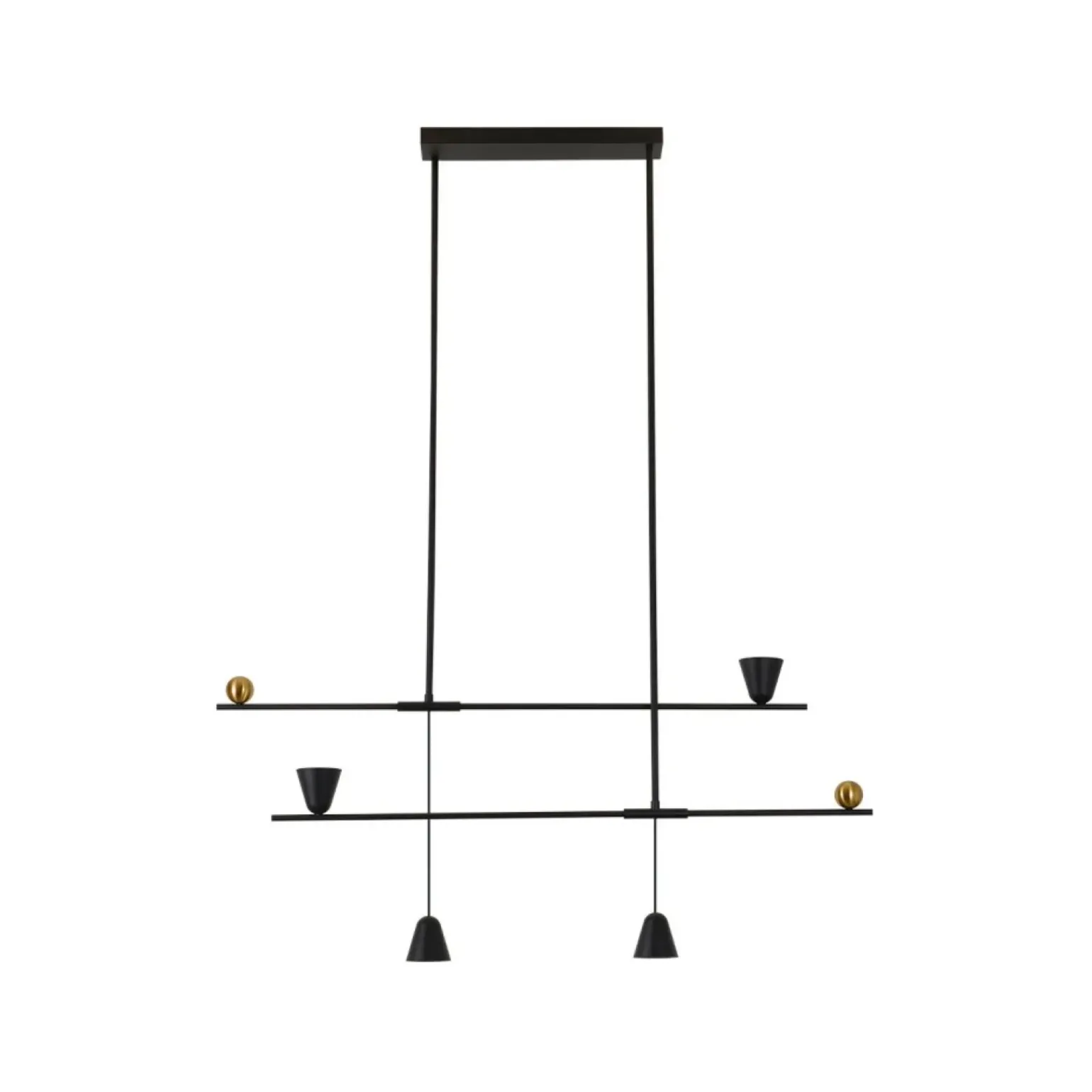 Store Nietuzinkowa, ledowa lampa nad wyspę kuchenną AZ5642 SPOLETO | Kaja Żyrandole Nowoczesne