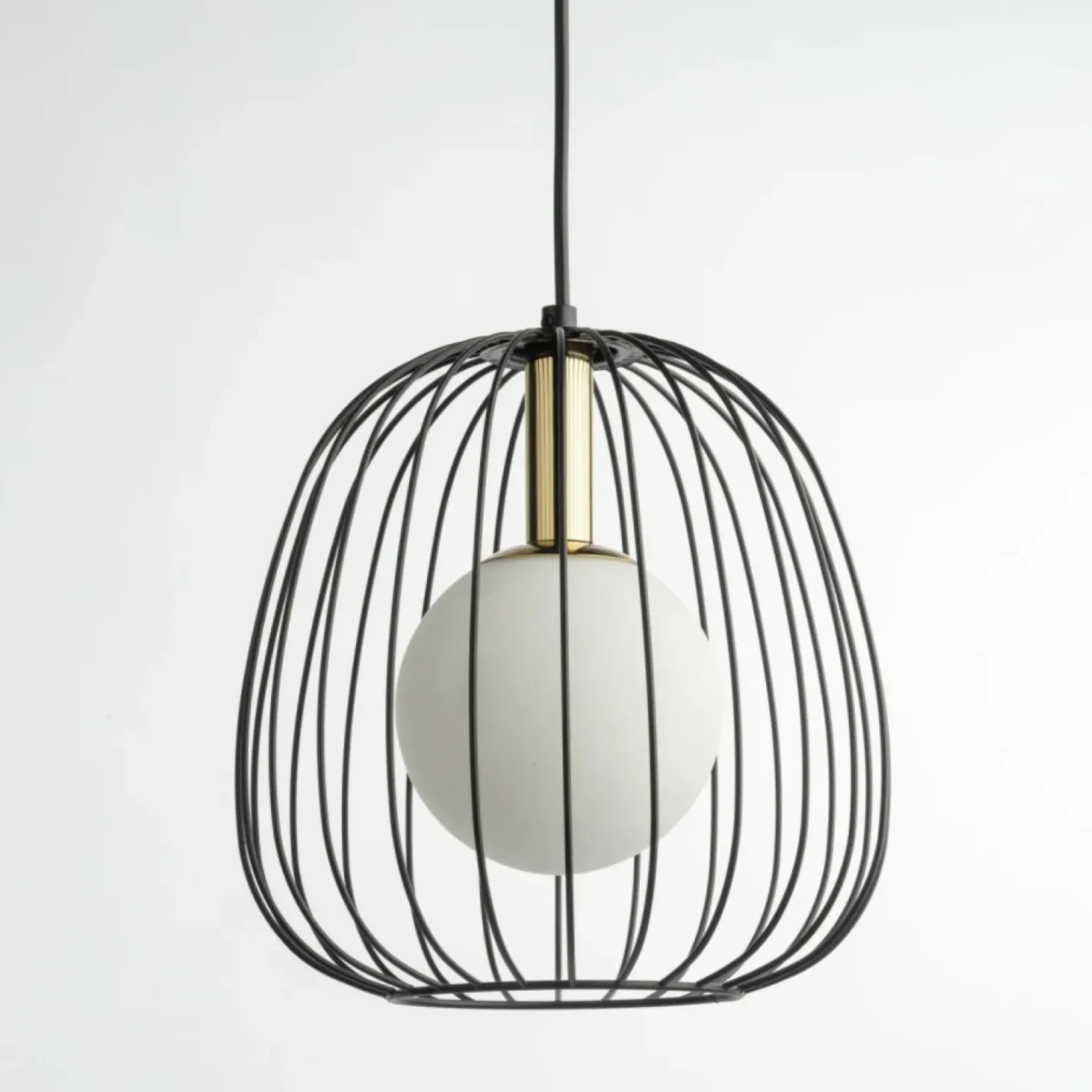 Store Nietuzinkowy zwis z podwójnym kloszem SIG 40726 BELL | Kaja Żyrandole Nowoczesne