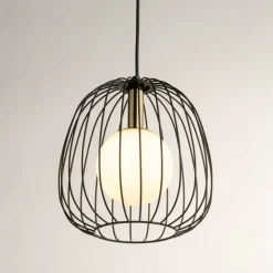 Store Nietuzinkowy zwis z podwójnym kloszem SIG 40726 BELL | Kaja Żyrandole Nowoczesne