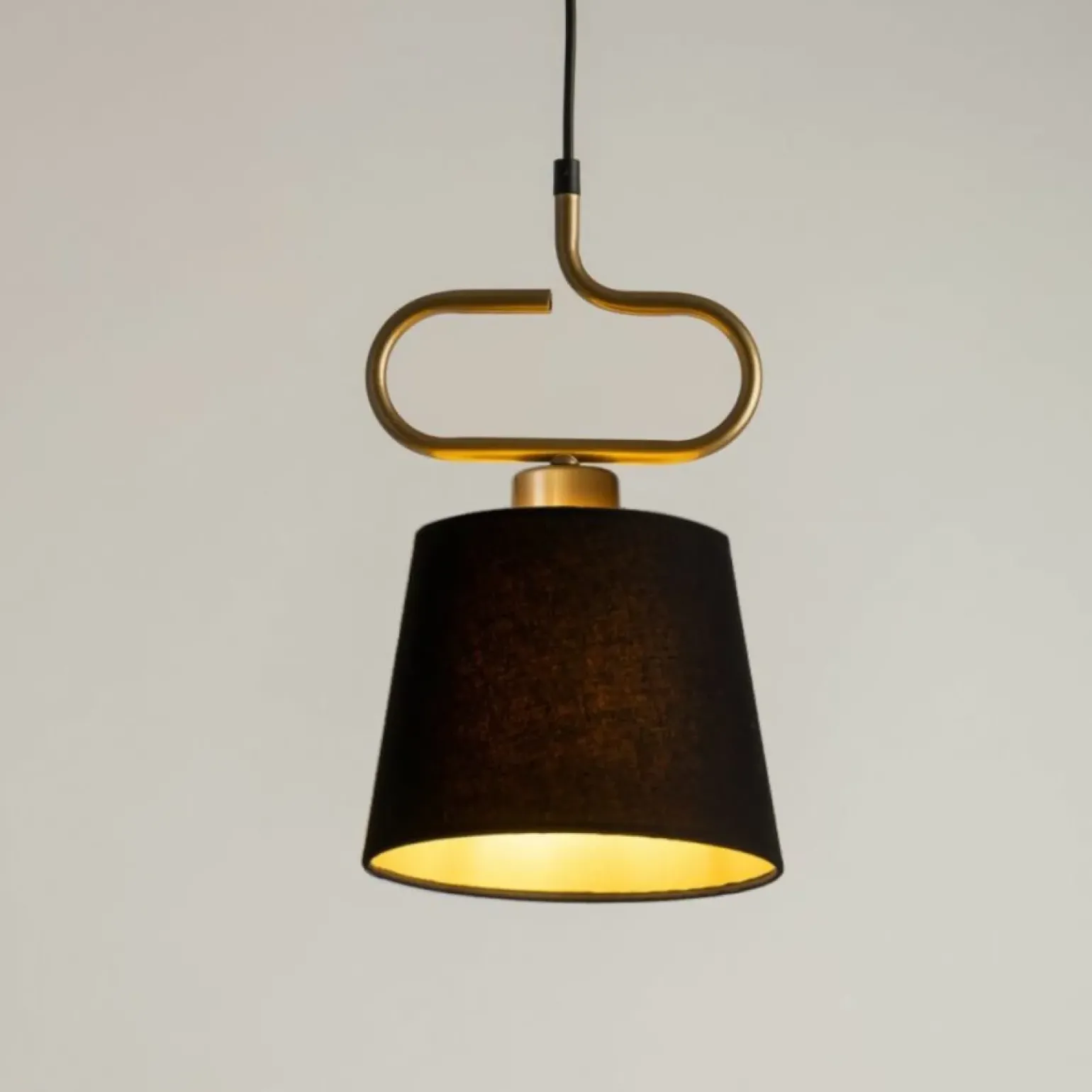 Online Nietypowy, pojedynczy zwis z abażurem SIG 40644 VOLUTTO | Kaja Żyrandole Nowoczesne