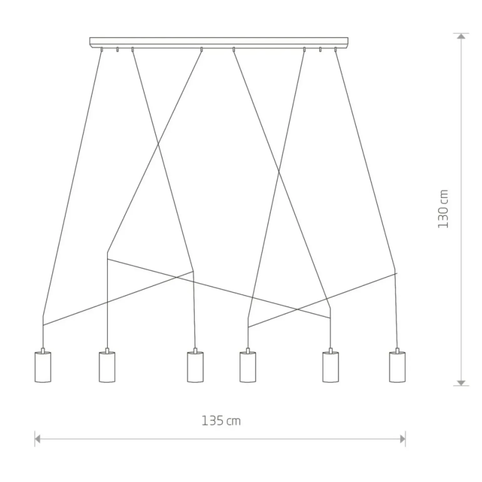 Cheap Niezwykła lampa wisząca na listwie, 7955 | Kaja Oświetlenie Żyrandole Nowoczesne