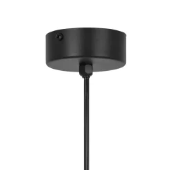 Store Niezwykła lampa wisząca z grafitowym kloszem K-5330 z serii NEVA Żyrandole Nowoczesne