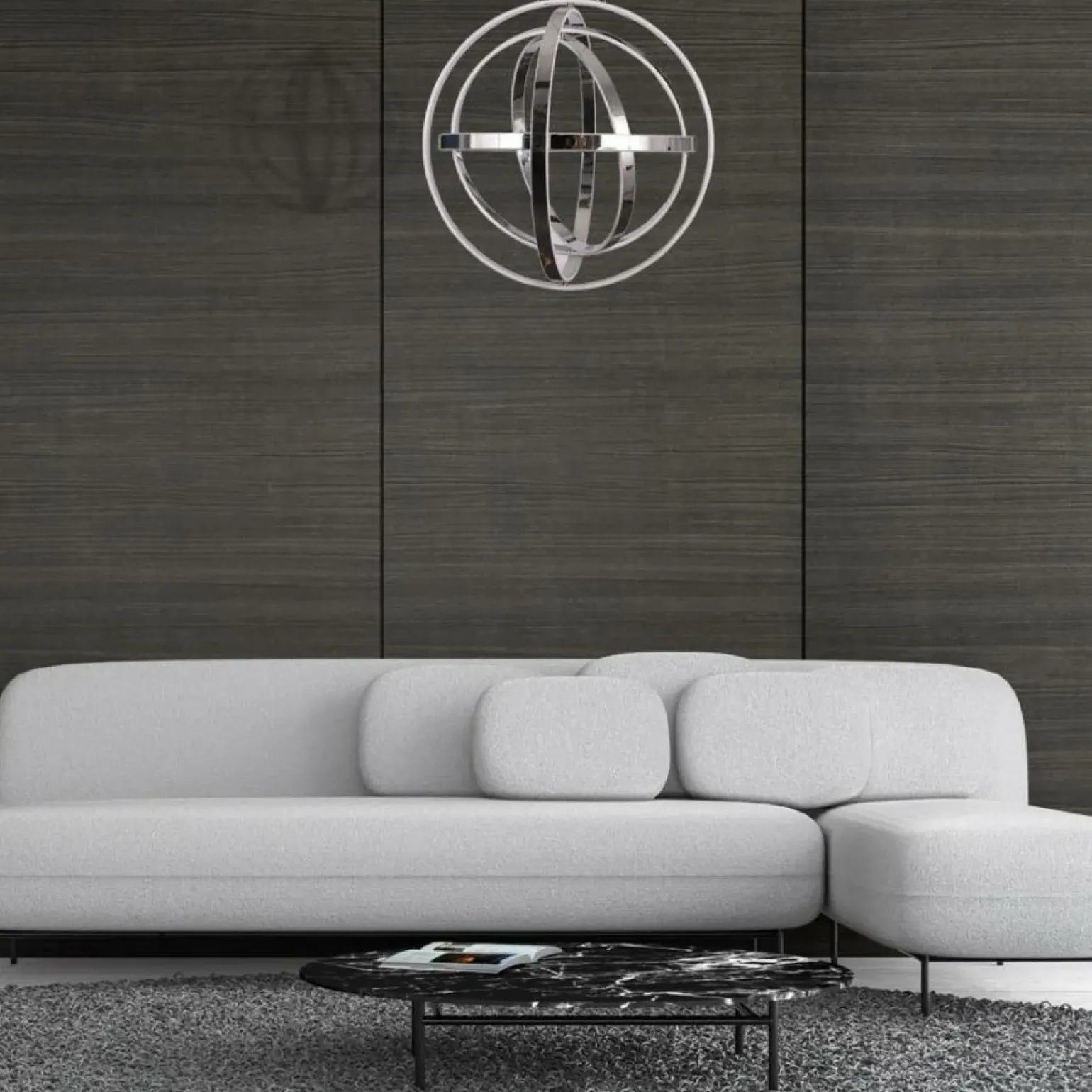 Cheap Niezwykła lampa wisząca ze wbudowanym LED-em ML6149 z serii COPERNICUS | Kaja Oś Żyrandole Nowoczesne