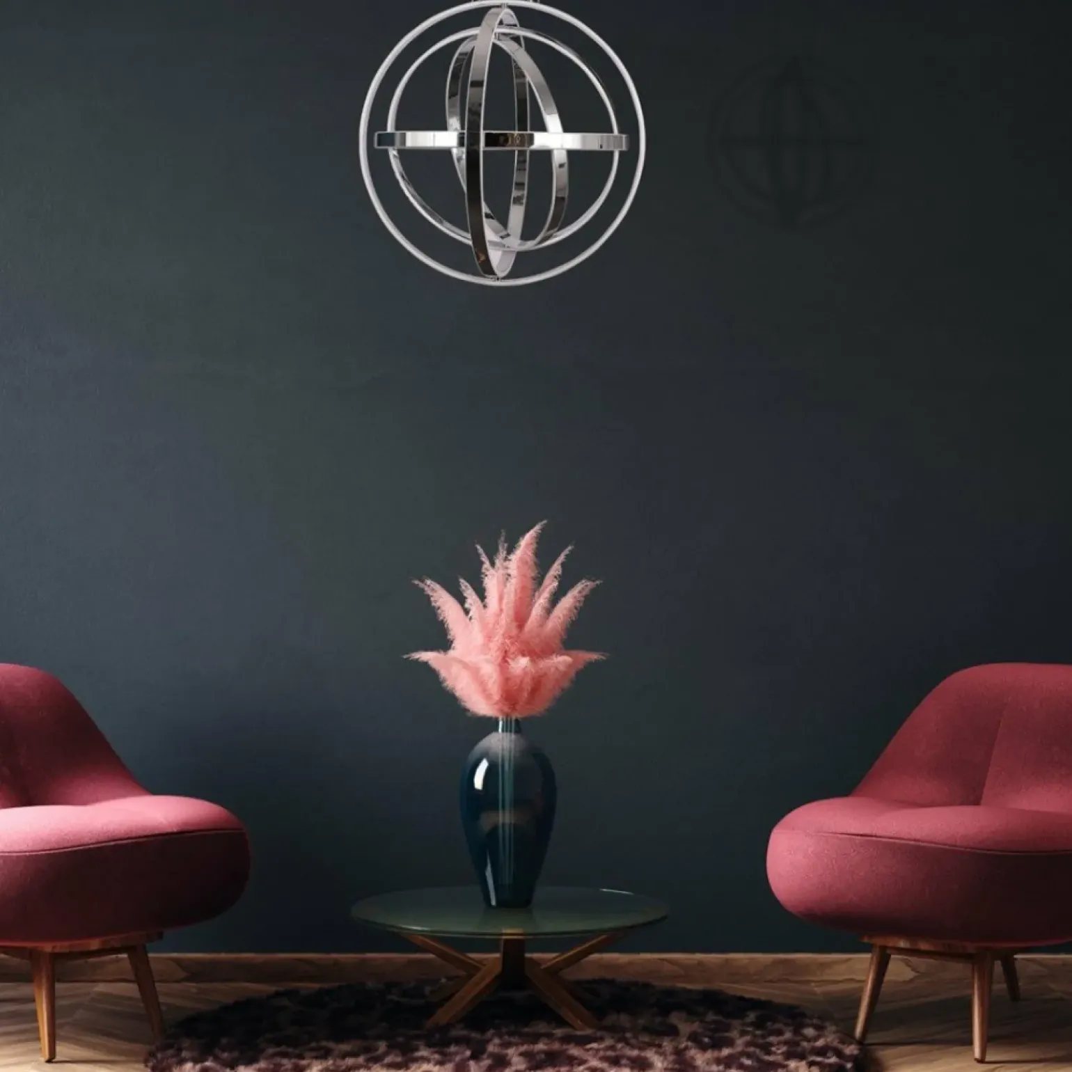 Cheap Niezwykła lampa wisząca ze wbudowanym LED-em ML6149 z serii COPERNICUS | Kaja Oś Żyrandole Nowoczesne