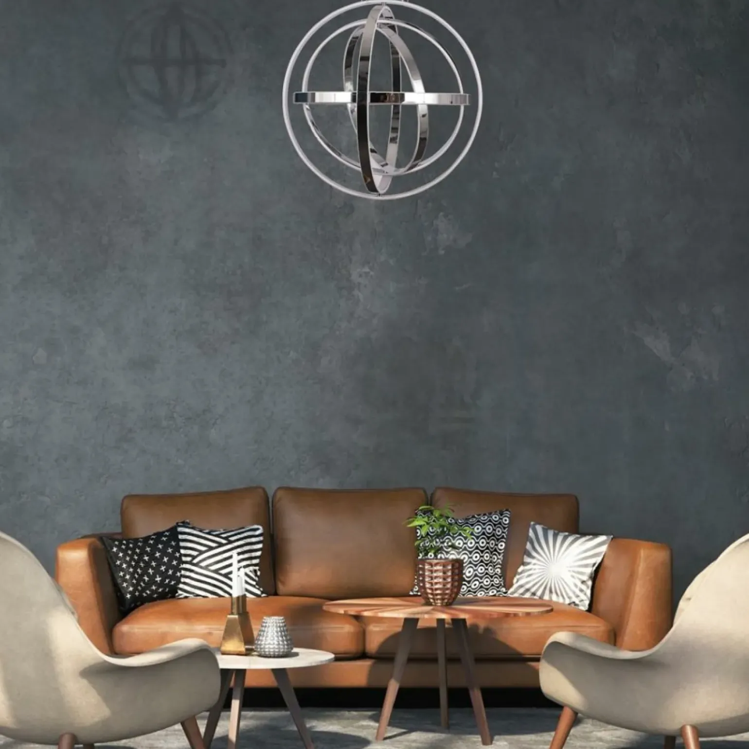 Cheap Niezwykła lampa wisząca ze wbudowanym LED-em ML6149 z serii COPERNICUS | Kaja Oś Żyrandole Nowoczesne