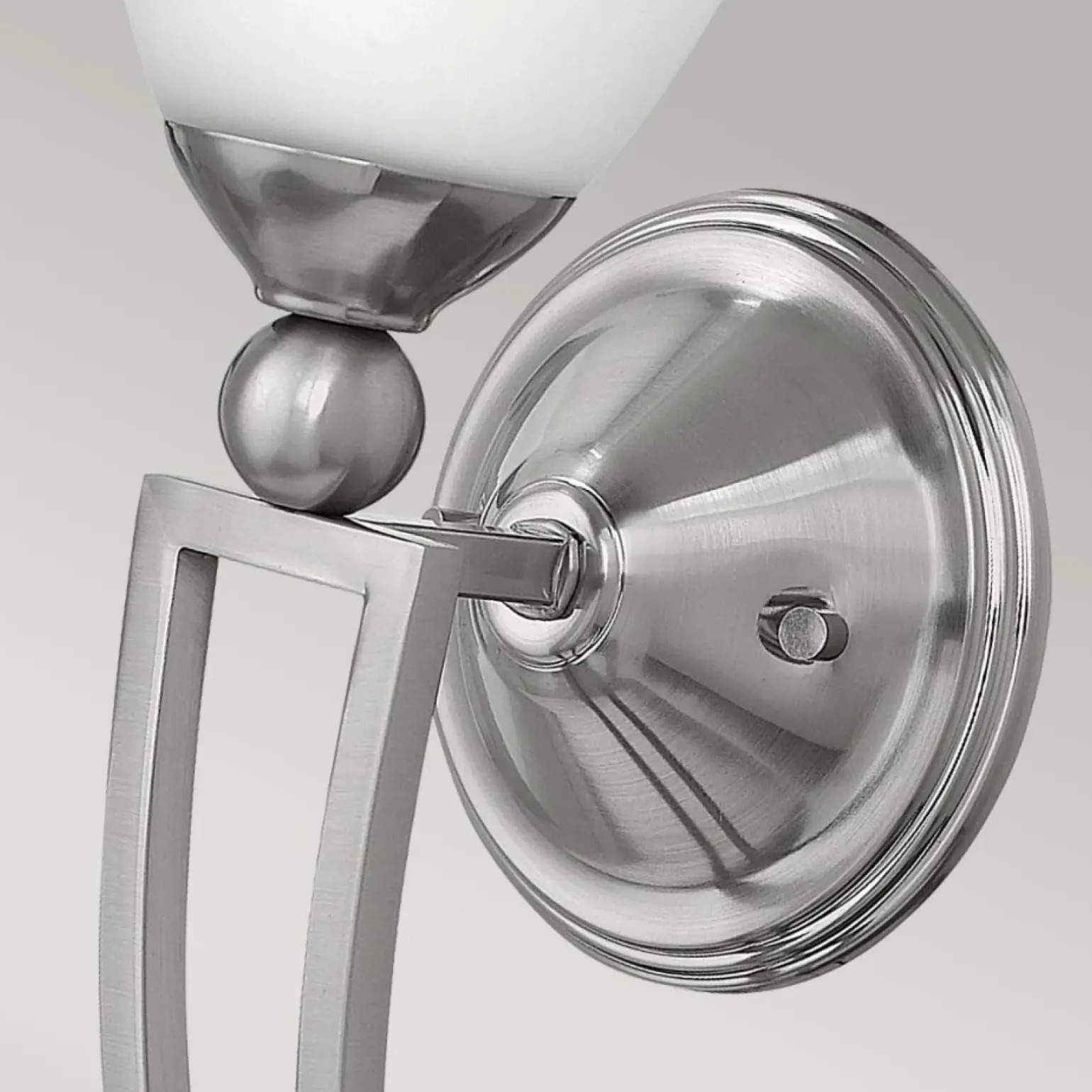 Sklep Kaja Niezwykły kinkiet w kolorze niklu HK-BOLLA1-B z serii BOLLA