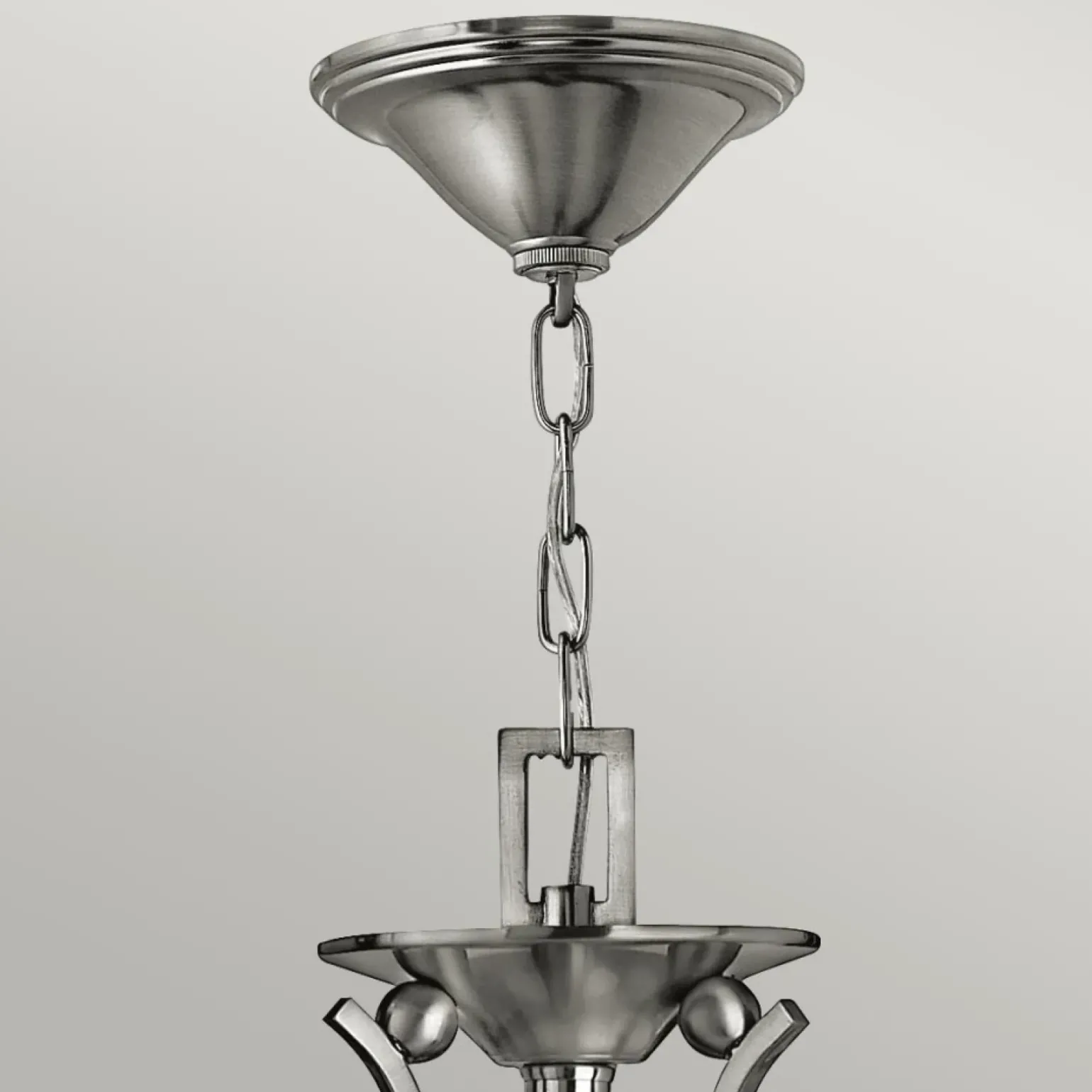 Sklep Kaja Niklowany żyrandol z kloszami HK-BOLLA3 z serii BOLLA