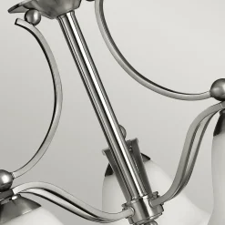 Sklep Kaja Niklowany żyrandol z kloszami HK-BOLLA3 z serii BOLLA