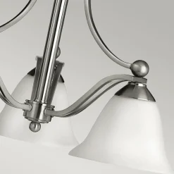 Sklep Kaja Niklowany żyrandol z kloszami HK-BOLLA3 z serii BOLLA