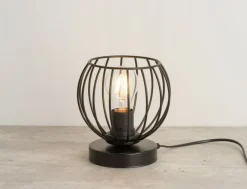 Sklep Kaja Niska, druciana lampka stołowa w stylu loft SIG 50310 z serii CHERRY