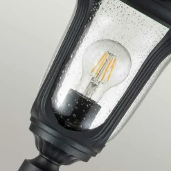 Sklep Kaja Niska lampa ogrodowa, wysokość 115cm CC4-S-BK z serii CHICAGO