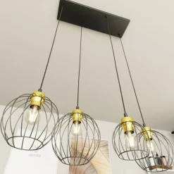 Best Nowoczena lampa wisząca z regulowaną wysokością 1368/4 z serii NANDO Żyrandole Nowoczesne