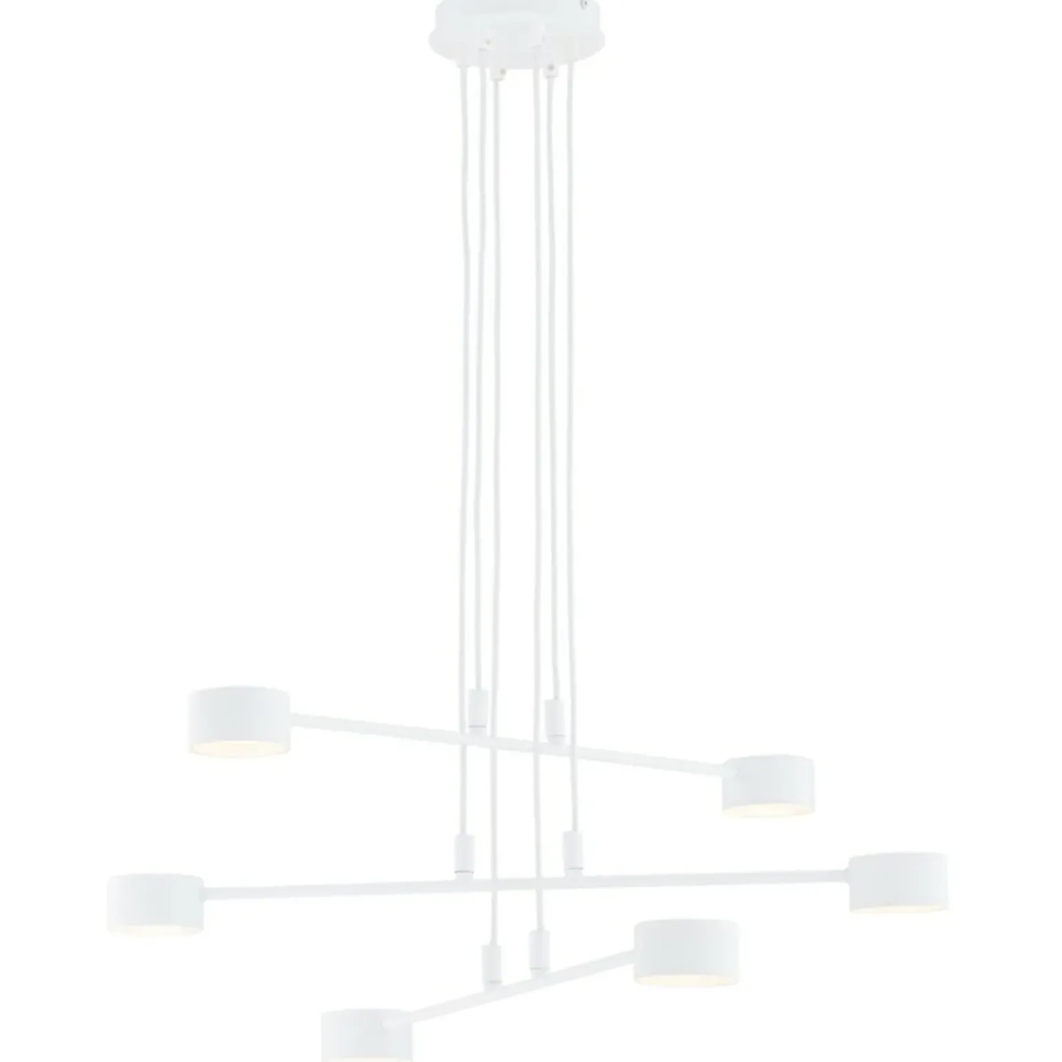 Cheap Nowoczesna, biała lampa wisząca do salonu 1340/6 MODUS | Kaja Żyrandole Nowoczesne