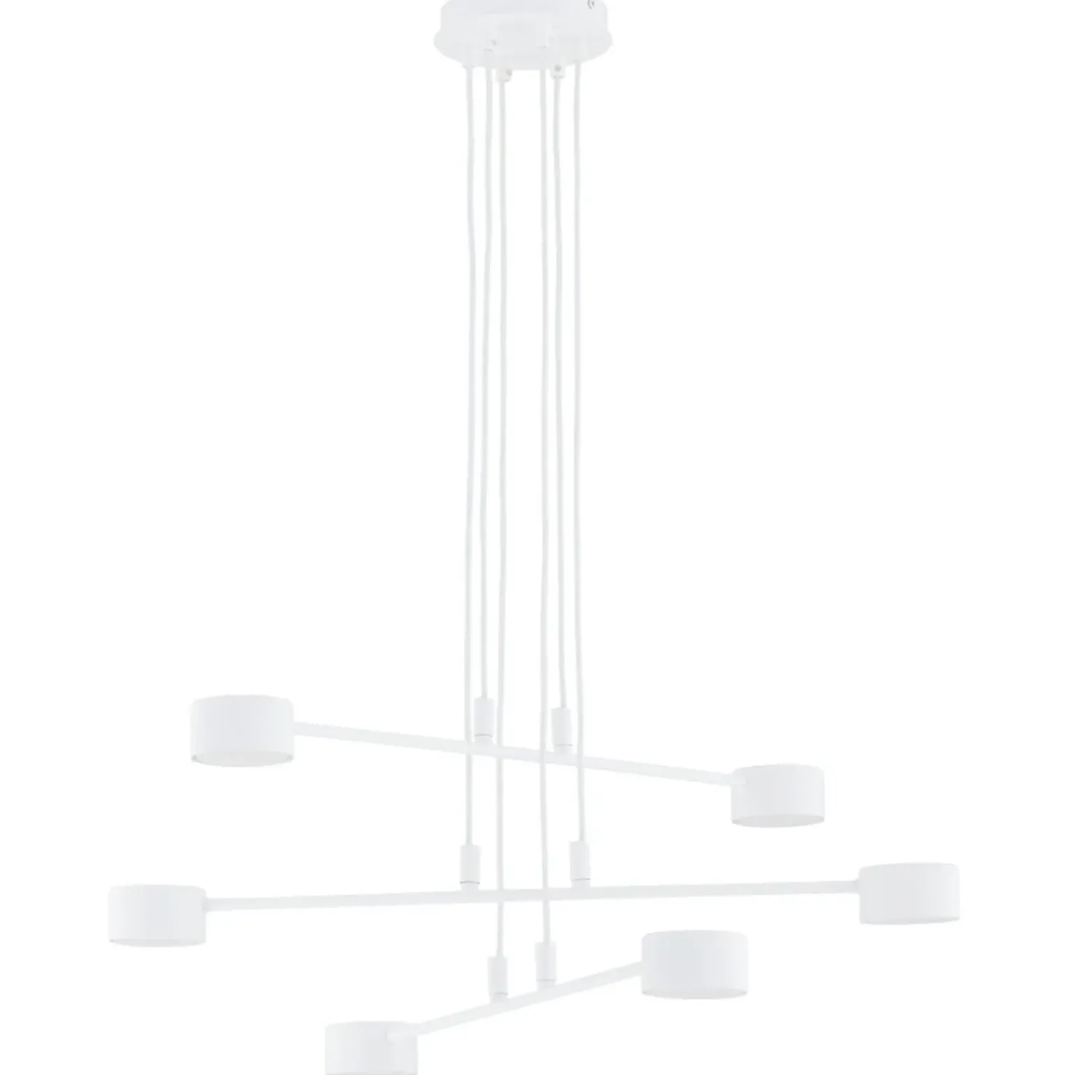 Cheap Nowoczesna, biała lampa wisząca do salonu 1340/6 MODUS | Kaja Żyrandole Nowoczesne