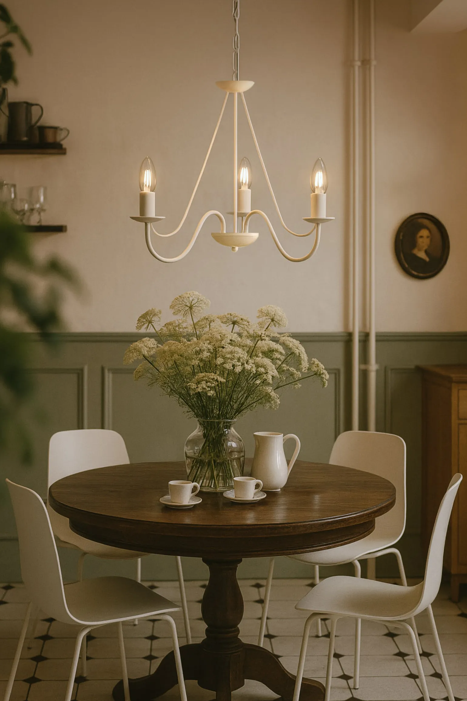 Sklep Kaja Nowoczesna, biała lampa wisząca K-3995 BARTEZ II | Kaja Oświetlenie