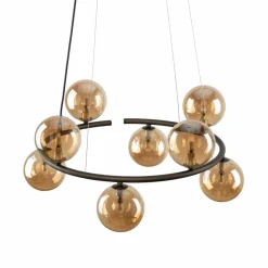 Hot Nowoczesna, brązowa lampa wisząca TK 6572 ANABELLE BROWN | Kaja Żyrandole Nowoczesne