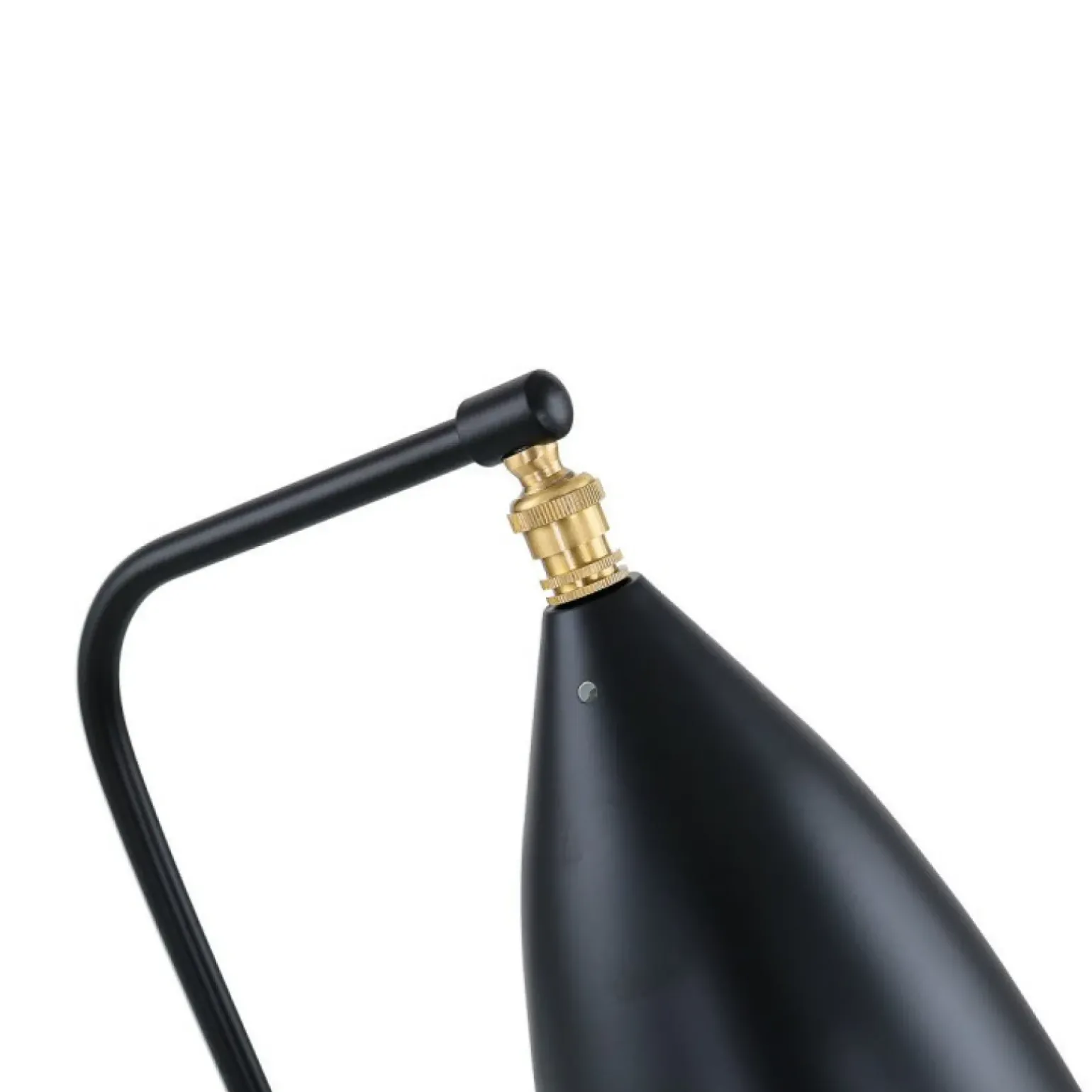 Sklep Kaja Nowoczesna, czarna lampka stołowa MTE2066/1 z serii SOTTO | Kaja