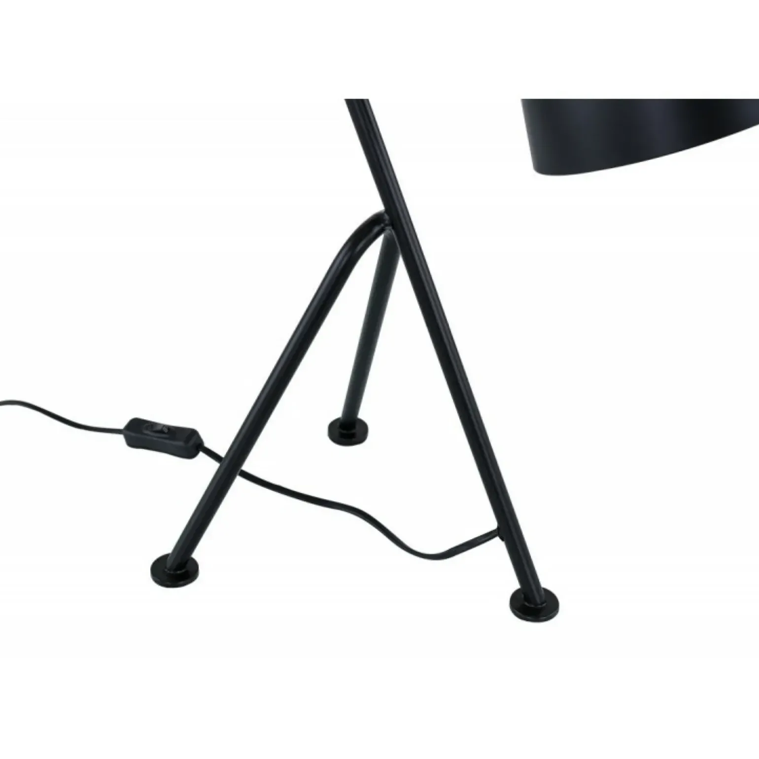 Sklep Kaja Nowoczesna, czarna lampka stołowa MTE2066/1 z serii SOTTO | Kaja