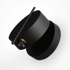 Sklep Kaja Nowoczesna lampa ścienna, cała czarna MOD180WL-L4B3K1 z serii NUANCE