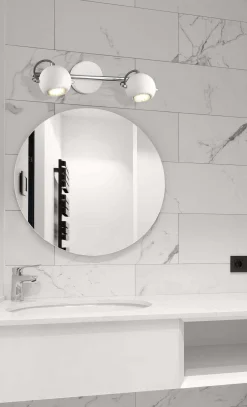 Sklep Kaja Nowoczesna lampa ścienna K-8002/2 WH SALVA WHITE | Kaja Oświetlenie