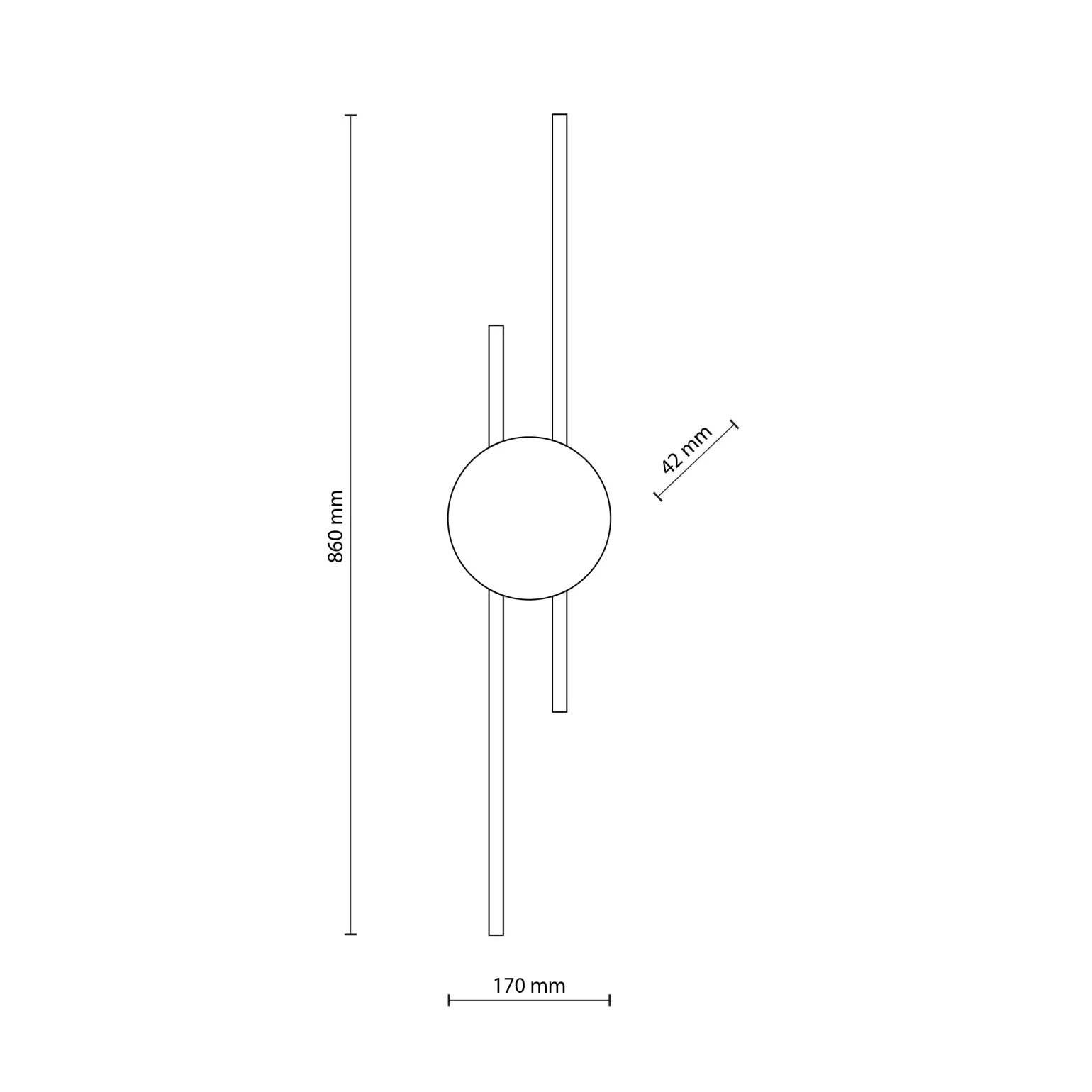 Sklep Kaja Nowoczesna lampa ścienna ze światłem LED TK 1367 z serii JAVA | Kaja