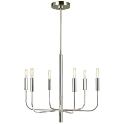 Sklep Kaja Nowoczesna lampa, kolor nikiel FE-BRIANNA6-PN z serii BRIANNA