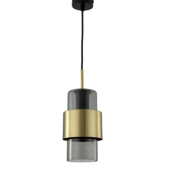Cheap Nowoczesna lampa nad blat kuchenny LP-866/1P L SM/GD z serii MIELE Żyrandole Nowoczesne
