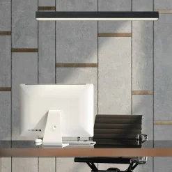 Discount Nowoczesna lampa nad wyspę 120cm LP-1401/1P L BK SMART LUCI L | Kaja Żyrandole Nowoczesne