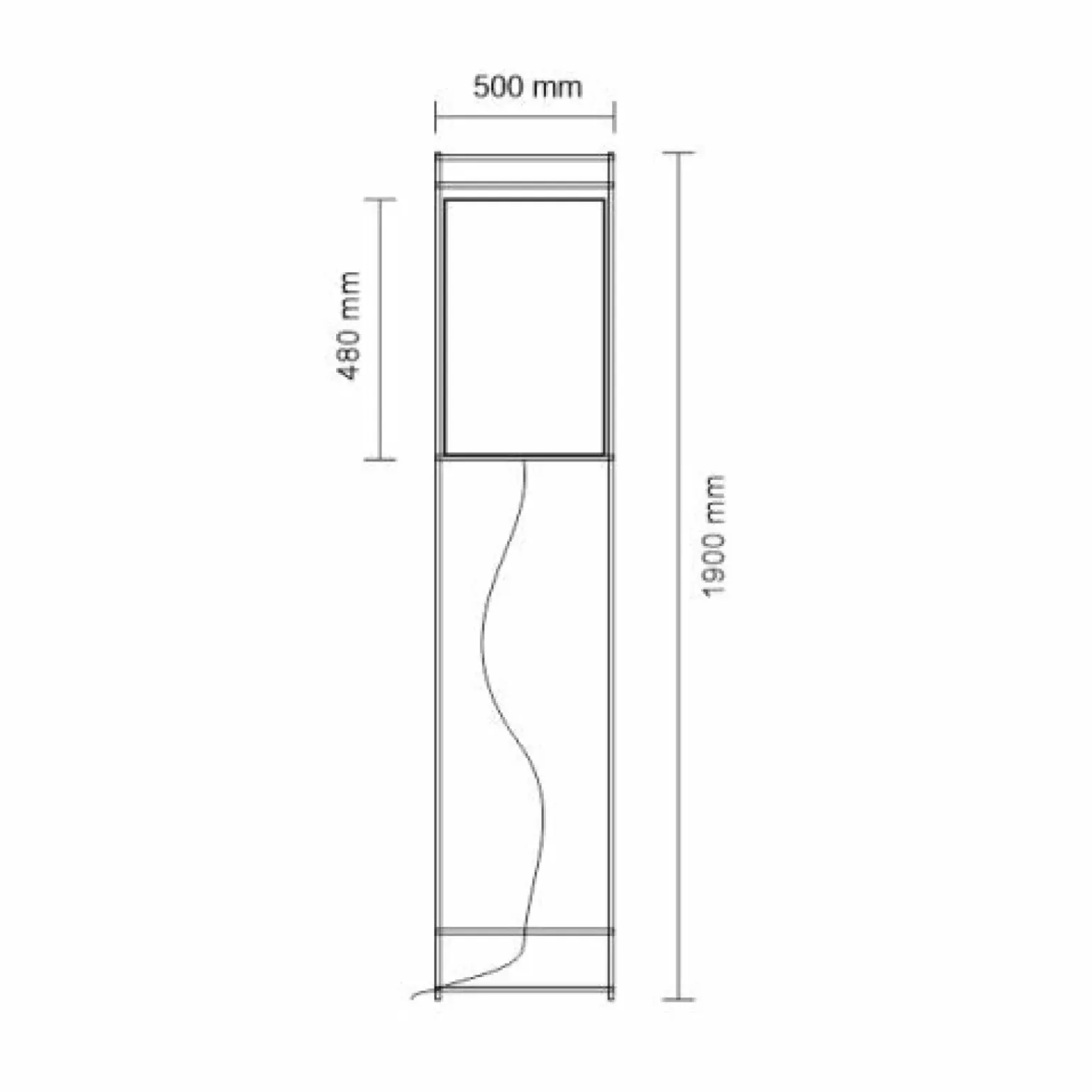 Sklep Kaja Nowoczesna lampa podłogowa - miedź 190cm ANT 9534 PAA | Kaja