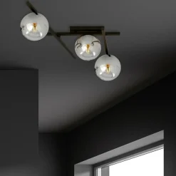 Sklep Kaja Nowoczesna lampa sufitowa z grafitowymi kloszami 1104/3 SMART | Kaja